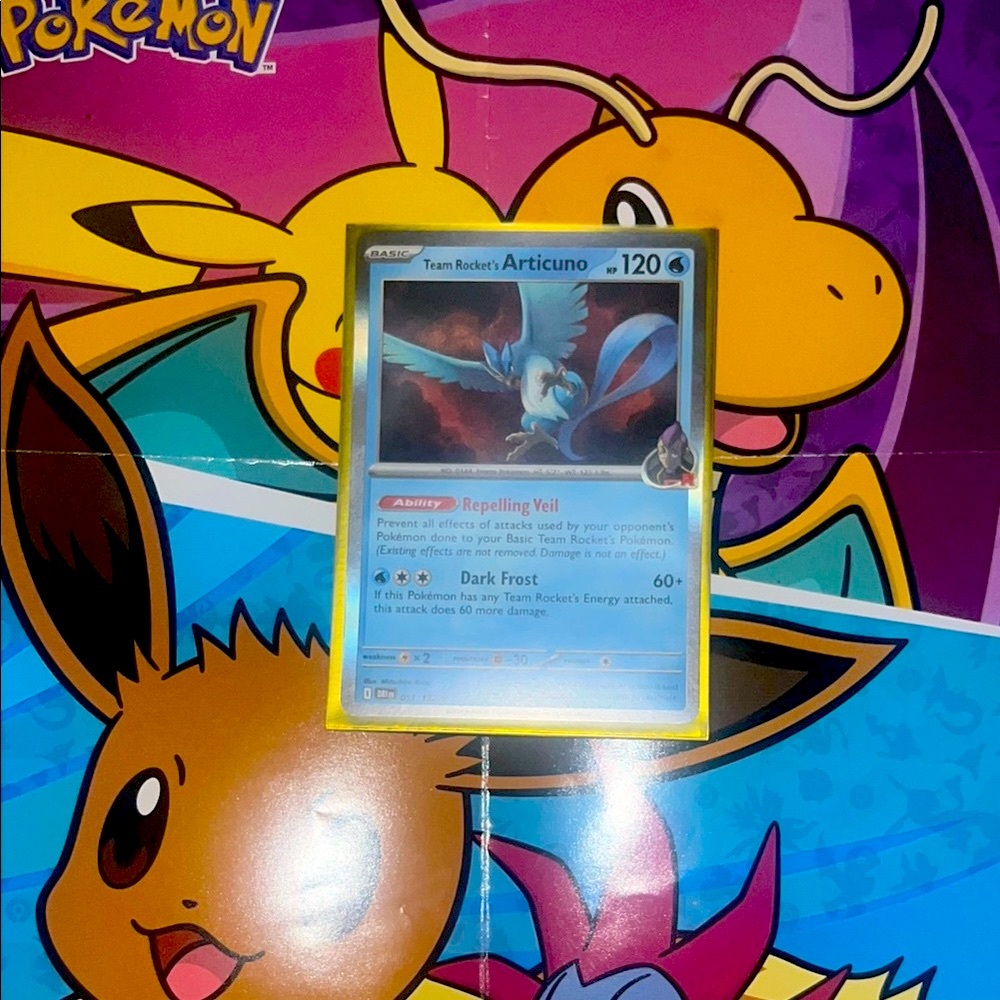 Destined Rivals Team Rocket's Articuno Pokémon Card